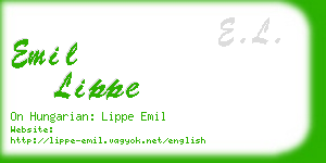 emil lippe business card